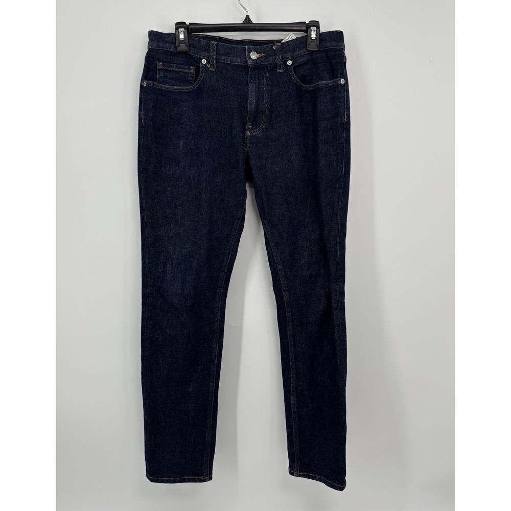 Everlane Men's The Slim 4-Way Stretch Organic Jeans Deep Indigo Size 32x30